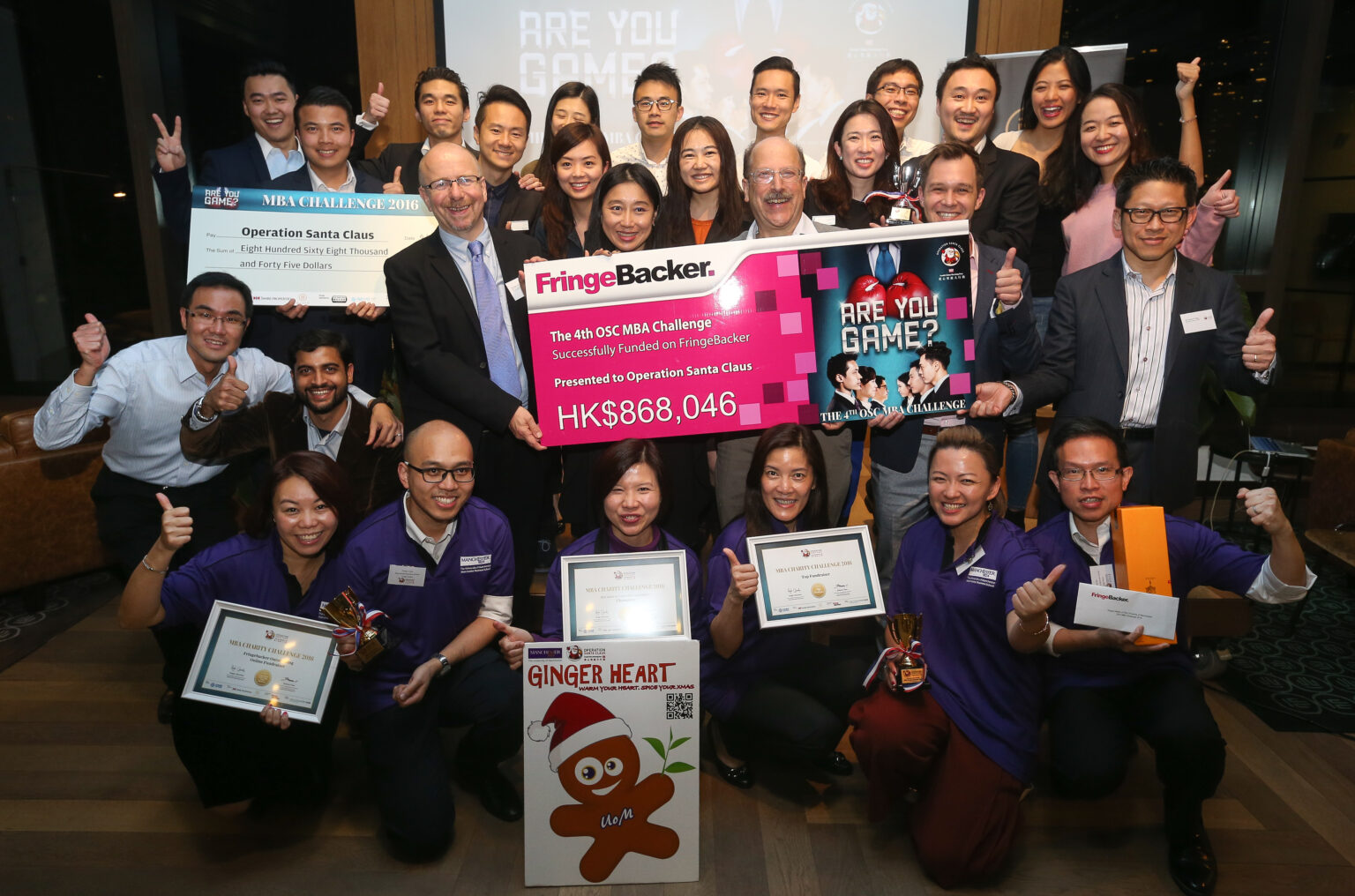 MBA Challenge final for Operation Santa Claus. MBA Students from local and overseas universities will present their creative ideas carried out to raise funds and awareness for Operation Santa Claus over the past two months. 06JAN17 SCMP/K. Y. Cheng [operation santa claus]